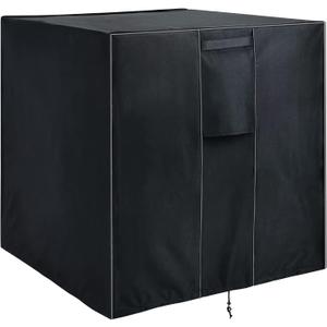 WLEAFJ Air Conditioner Cover for Outside Units, Heavy Duty AC Unit Cover Outdoor for Winter Fits up to 26 x 26 x 32 inches