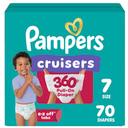Pampers Crusiers Diapers, size 7, 70 Diapers