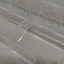 Malldii 9.5” Large Acrylic Straw Holder for Cabinet Door  Reusable Tumbler Straw Organizer Storage, Small Kitchen Accessories Container, Ultra Sticky Cupboard Door Mounted (Transparent)