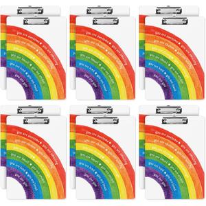 Sinload 24 Pcs Class of 2026 Graduation Gifts Bulk for Students Motivational Plastic Colored Clipboard A4 Letter Size with Low Profile Clip for School Teachers Nurses Coworkers Office
