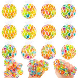 28Pack Stress Relief Balls for Easter Eggs Fillers, Fidget Toy Squeeze Sensory Squishy Balls for Easter Eggs Hunt Easter Basket Stuffers Party Favors Prizes