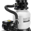 VIVOHOME 2087 GPH Sand Filter Pump for Above Ground Pools up to 4,600 Gallons, 7-Way Valve with 22 lb Sand Capacity, Heavy-Duty Rust-Resistant Housing