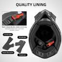SPARK ATV & Dirt Bike Helmet for Adults - DOT Certified Motocross Helmet withQuick Release, Lightweight Off-Road Design for Motocross & Trail Riding (Matte Black Spell, Medium)