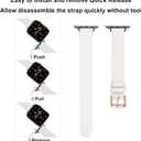 2 x 2PCS Outdoor Smart UV-Sensing Technology Sports Band Compatible with Apple Watch Band 38mm 40mm 41mm 42mm 44mm 45mm 49mm 46mm,Outdoor UV Detector Soft Waterproof Band with iWatch Series 10 9 Ultra 8 7 6 5 4 3 2 1 SE for Women and Men