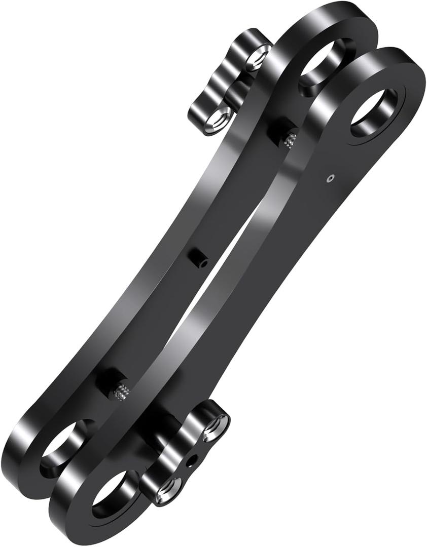 Double Socket Arm 1 Ball,Ball Mount Arm Composite Material Compatible with RAM Mounts B Size 1''Ball Components. Mounting Bases and Device Holders with 1''Ball Adapter (Long Arm-6.8Length) 2 Pack