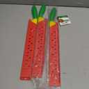 Jacent Brite Concepts 11.5" Watermelon Knife & Blade Cover BPA Free Soft Grip 3 Packs