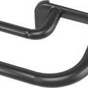 Umbra Twilight Double Curtain Rod Set  Wrap Around Design Ideal for Blackout or Room Darkening Panels, 66 to 144 Inches, Black