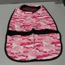 LUCOLOVE Dog Cooling Vest - 2-Layer Cooling with Soft Microfiber Fabric - Lightweight, Adjustable and Comfortable - UV Protection for Small to Large Dogs - Relief in Hot Weather (Pink, Medium)