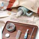 Tumbler Adapter Compatible with Stanley and Flavors Cartridges | Fits 30oz & 20oz Stanley Quencher H2.0 Tumblers | Direct Fit, Food-Grade Leak-Proof Silicone, Replacement Lid (Seafoam)