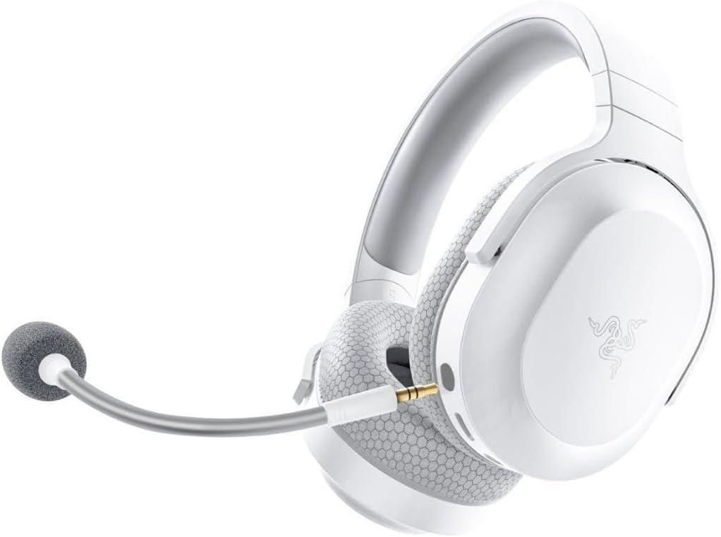 Razer Barracuda X Wireless Multi-Platform Gaming and Mobile Over Ear Headset with Breathable Memory Foam Cushions (Mercury White)