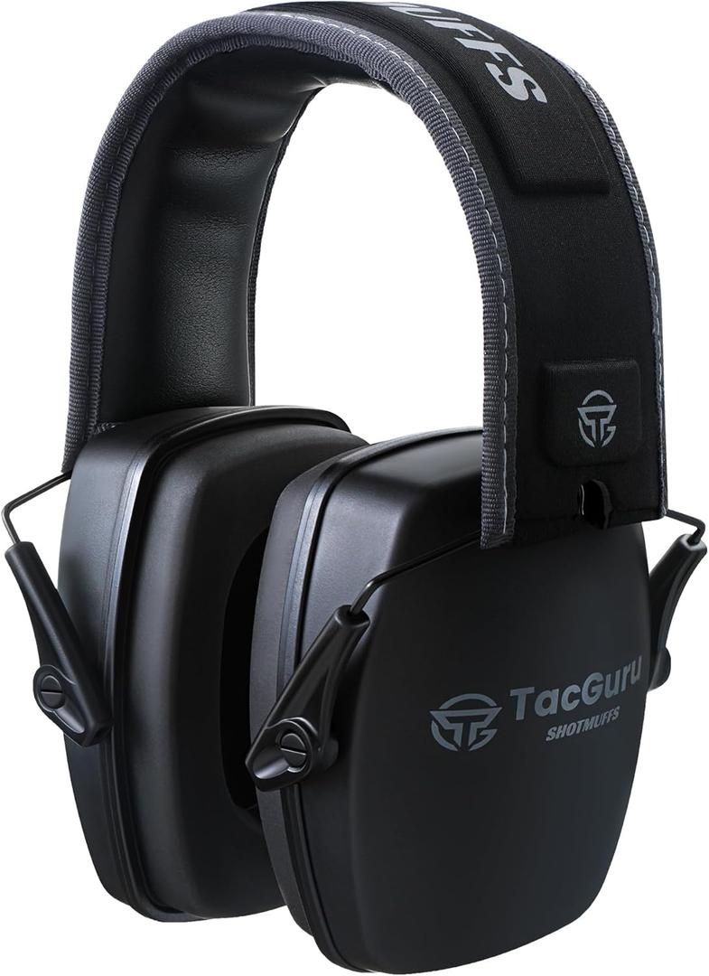SHOTMUFFS A  Passive Shooting Ear Protection Earmuffs, NRR 25 dB, Gun Range Hearing Protection for Shooters