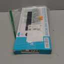 HUO JI Silent Wireless Keyboard and Mouse Combo, 2.4G Full-Size Thin Computer Keyboard Set, Quiet and Soft Ergonomic Wireless Keyboard Mouse for Windows, Laptop/PC/PS/Mac Desktop, White