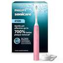 Philips Sonicare 4100 Series Electric Toothbrush - Sonic Toothbrush with Advanced Sonic Technology, Pressure Sensor, Two Intensity Settings, Smartimer & Quadpacer, Deep Pink, Model HX3681/26