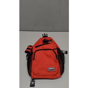 Geestock Convertible Crossbody Bag for Women Men Small Backpack, Lightweight Waterproof Sling Bag Cross Body Backpack for Travel, Hiking & Everyday Use (Red, Small)