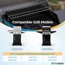 Warming Rack Grill Parts for Charbroil 2-Burner 463633316, 14.9" x 8.4"