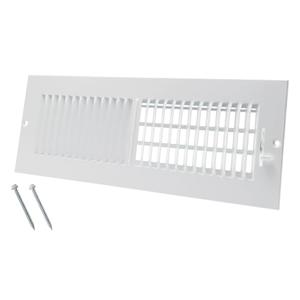 14 x 4 Inch [Duct Opening] Air Vent Covers for Wall or Ceiling - High Airflow 2 Way Steel Ventilation - Adjustable Wall/Ceiling Register, 15-3/4 Inch x 5-3/4 Inch [Overall Dimensions]