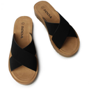 soda Libby's black casual sandals 10