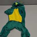 Hotumn Dinosaur Dog Halloween Costume Pet Dino Hoodie for Small Dogs (Medium, Green)