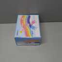 Jumlys Valentines Day Gifts for Kids, 32 Packs Valentines Day Cards with Donut Stress Ball Keychains, Valentine Day Party Favors for Boys Girls, Ideal Exchange Cards for Classroom