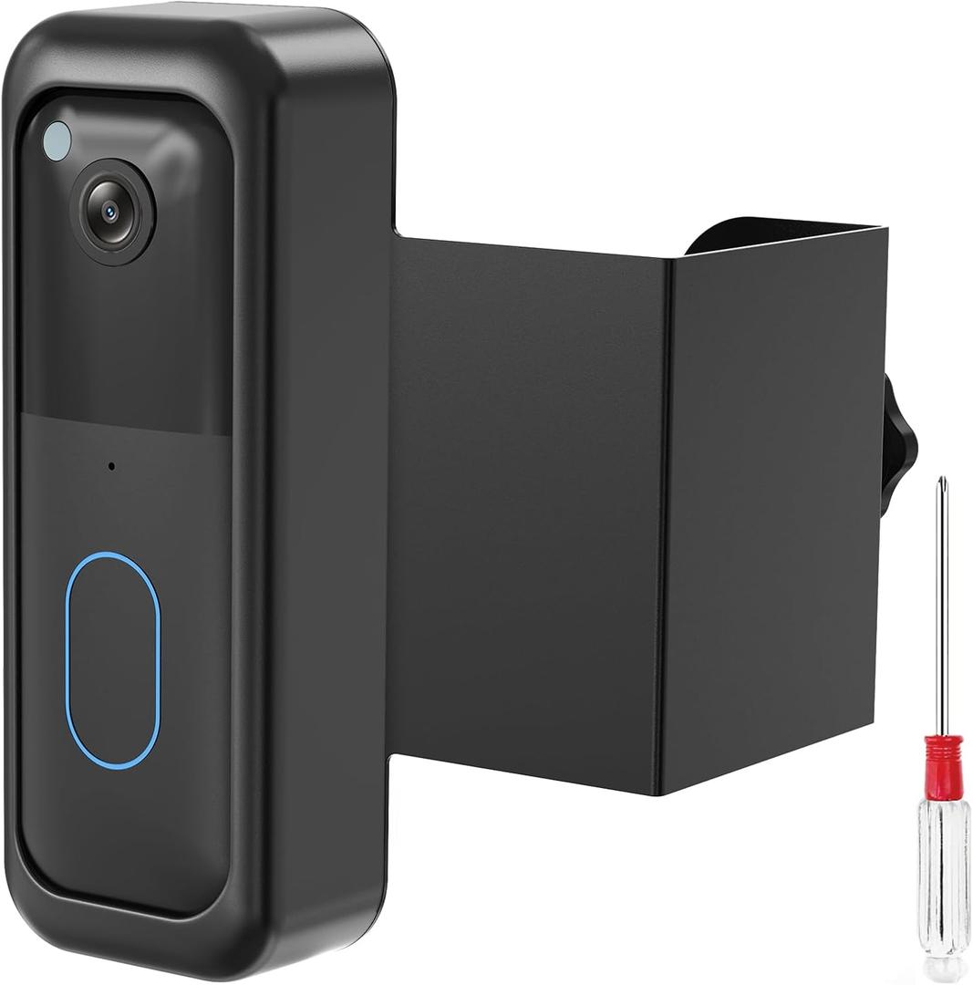 Blink Doorbell Mount, No-Drilling Anti-Theft Doorbell Mount Bracket for Blink Doorbell Camera(2nd Gen), Accessories for Apartments, Businesses, Not for Security Door