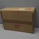 VILUXY Gold Semi-Flush Mount Ceiling Light Fixture with 24" Large White Fabric Drum Shade 5-Light for Bedroom Dining Room Entryway Round Ceiling Lamps