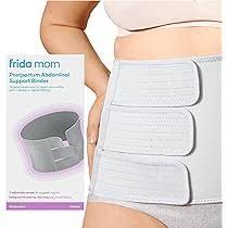 Frida Mom C-Section Hot & Cold Therapy Belly Binder, C-Section Recovery Must Have Belly Band, Incision Protector, for Post-Op & Swelling, Postpartum Essentials, After Birth Brace, Abdominal Binder