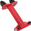 Iridesc 240110 4-Stroke Transom Saver Motor Tote, Compatible with Merc-Y 75/90/115/200/225/250/300HP & V6 175HP Engines, Red, Stainless Steel Frame, Transom Mount