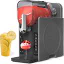 Slushie Machine, Slushy for Home No Ice Need, Soft Serve Ice Cream Maker & Margarita Machine, Auto-Cleaning, 6 Presets for Milkshakes, Frapps, Frozen Drink and More. (black)