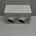 Google Nest Cam Outdoor (Wired, 2nd Gen) - 2 Pack - Security Camera with 2K Video and Gemini, Night Vision, 2-Way Audio - Works with Google Home - 2025 Model - Snow