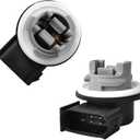 2pcs Turn Signal Light Bulb Socket Front Tail, Light Lamp Blinker Holder Base Assembly Compatible with Ford F150 F250 F350 2009-2014 Super Duty Edge