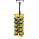 PodiuMax Tennis & Pickleball Picker Upper, 30-42 Tennis Ball Hopper, Lightweight & Portable Tennis Ball Basket