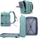 coowoz Large Travel Backpack For Women Men, Carry On Backpack,Hiking Backpack Waterproof Outdoor Sports Rucksack Casual Daypack Expandable Heavy Duty Extra large Backpack Blue Expansion (45L)