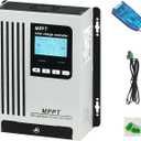 96V 65A MPPT Solar Charger 48V 60V 72V Auto Wake Up Dead Battery DC180V PV Input 6600W for Off Gird Solar System Sealed Gel AGM Flooded Lithium Battery