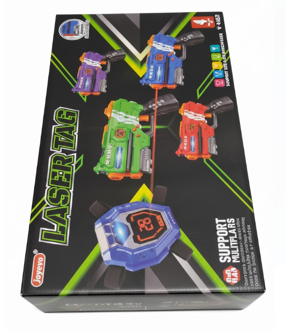 Laser Tag Guns Set of 4 Laser Tag Guns with Digital LED Score Display Vests,Gifts for Teens and Adults Boys & Girls,Adults and Family Fun,Gift for Kids Ages 8 9 10 11 12+Year Old Boy