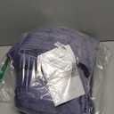 Heated Blanket Throw 50" x 60" - Soft Flannel Sherpa Electric Blanket Throw with 5 Heating Levels & 4 Hours Auto Off, Machine Washable, Ideal Gift for Grandma (Purple)