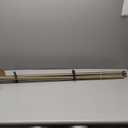 Long Curtain Rods for Windows 72 to 144", 1-Inch Antique Bronze Blackout Curtain Rods with Aluminum Brackets and End Cap Finials, Adjustable Drapery Rods for Sliding Glass Door/Bedroom/Kitchen Etc. (72-144")