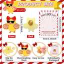 Suncalla 30 Sets 60 Pcs Cheer Team Gifts Bulk Cheerleader Duck Pins Brooches Good Luck Duck Tags Inspirational Gift Accessories for Competition Game Teammates Cheer Gifts Bulk for Team