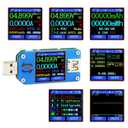 DROK USB Power Meter, DC 4-24V 5A LCD USB A&C Voltage Current Display USB Tester Multimeter, Test Speed of Charger Cables, Capacity of Power Bank, QC 2.0 3.0