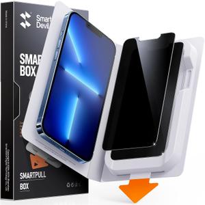 SMARTDEVIL 2 Pack for iPhone 16e/iPhone 14/ iPhone 13 Pro/ iPhone 13 Privacy Screen Protector, [Anti-Spy] [Military-Grade Shatterproof & 9H Hardness] Tempered Glass,Easy Installation,Bubble-Free & Case-Friendly