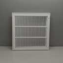 20"W x 20"H [Duct Opening Size] Steel Return Air Filter Grille - Removable Face/Door for 1 inch Filters -HVAC Vent Cover Grill - White [Outer Dimensions: 22 5/8"W X 22 5/8"H]