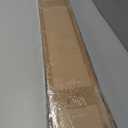 EaseLife 16 FT Double Doors Sliding Barn Door Hardware Track Kit,Straight Pulley,Heavy Duty,Slide Smoothly Quietly,Easy Install (16FT Track Kit for Double 48" Wide Door). (Black)