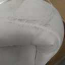 EASELAND Twin Size Mattress Pad Pillow Top Mattress Cover Quilted Fitted Cooling Protector Single Cotton Top 8-21" Deep Pocket (39x75 Inches, White)