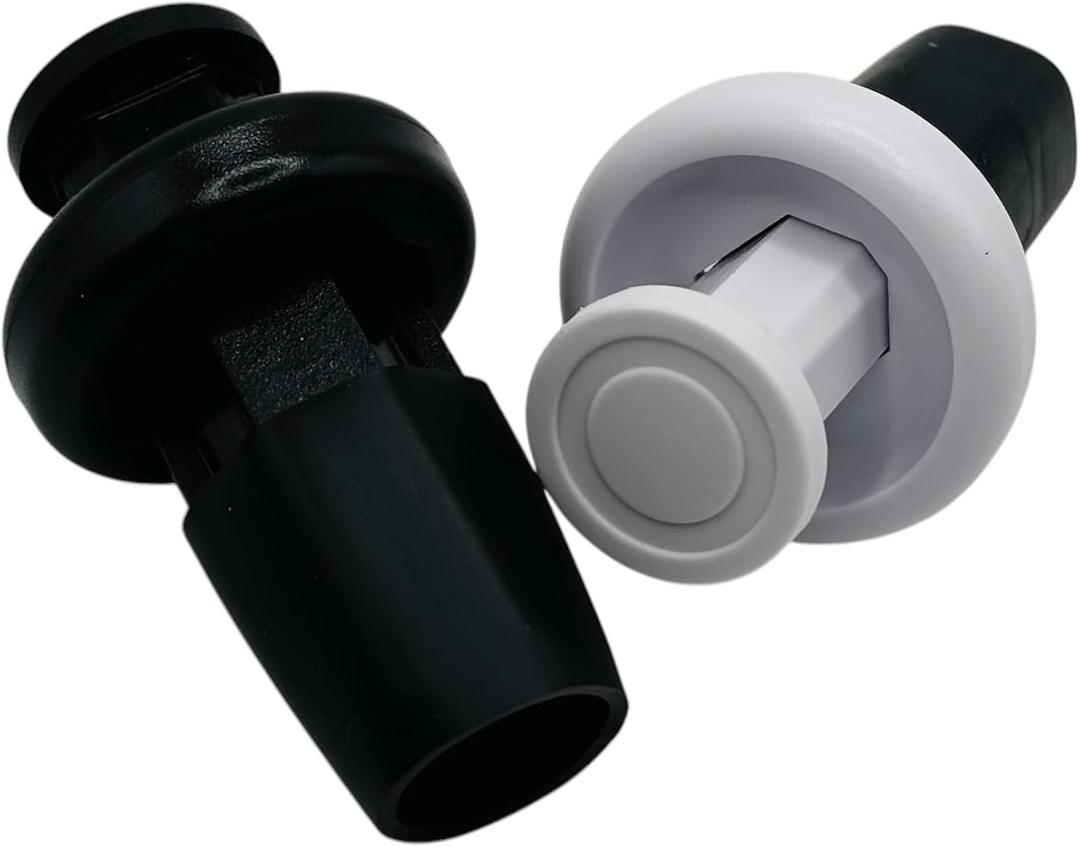 Bullseye Two-Piece Butt Ends (2 Pack, Black and White)