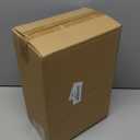 2PCS Rattan Storage Boxes Decorative Handmade Natural Wood Baskets with Lid Wooden Frame Boho Rustic Wicker Box Woven Cane Bins Shelf Closet Organizer Container (Black, 1 Large 1 Small)