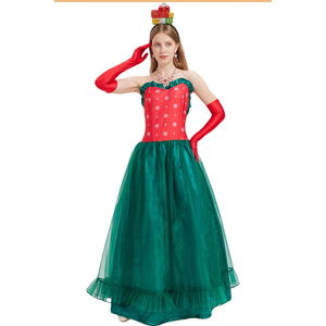 May Costume for Adult, 5 Pcs Christmas Dress Set for Women, Classic Movie Characters Outfit for Halloween Xmas Cosplay Party M