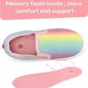 K KomForme Toddler Girls Boys Shoes Little Kids Slip on Canvas Sneakers for Running/Walking (Pink)