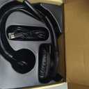 Trucker Bluetooth Headset, Wireless Headset with Mic, Bluetooth Headsets with Dual Noise Cancelling Microphone & Mute Button, 55Hrs Working Time PC Headsets for Cell Phones, Computer, Truck Driver