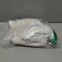 jinchan Linen Pinch Pleated Kitchen Curtains 24 Inch 4 Panels, Natural Linen Tier Curtains Back Tab Beige Farmhouse Cafe, Light Filtering Small Window Drapes for Bathroom Laundry Room Off White