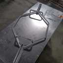 CAP Barbell Olympic Trap Bar, Shrug Bar, High Hex Bar with Raised Grips, Chrome