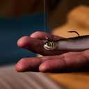 10 x Northland Fishing Tackle Smeltinator Jig Head, Premium Bass Fishing Lure for Swimbaits & Plastics, 3 Pack - 3/8 Oz (2/0 Hook, Purple Silver)